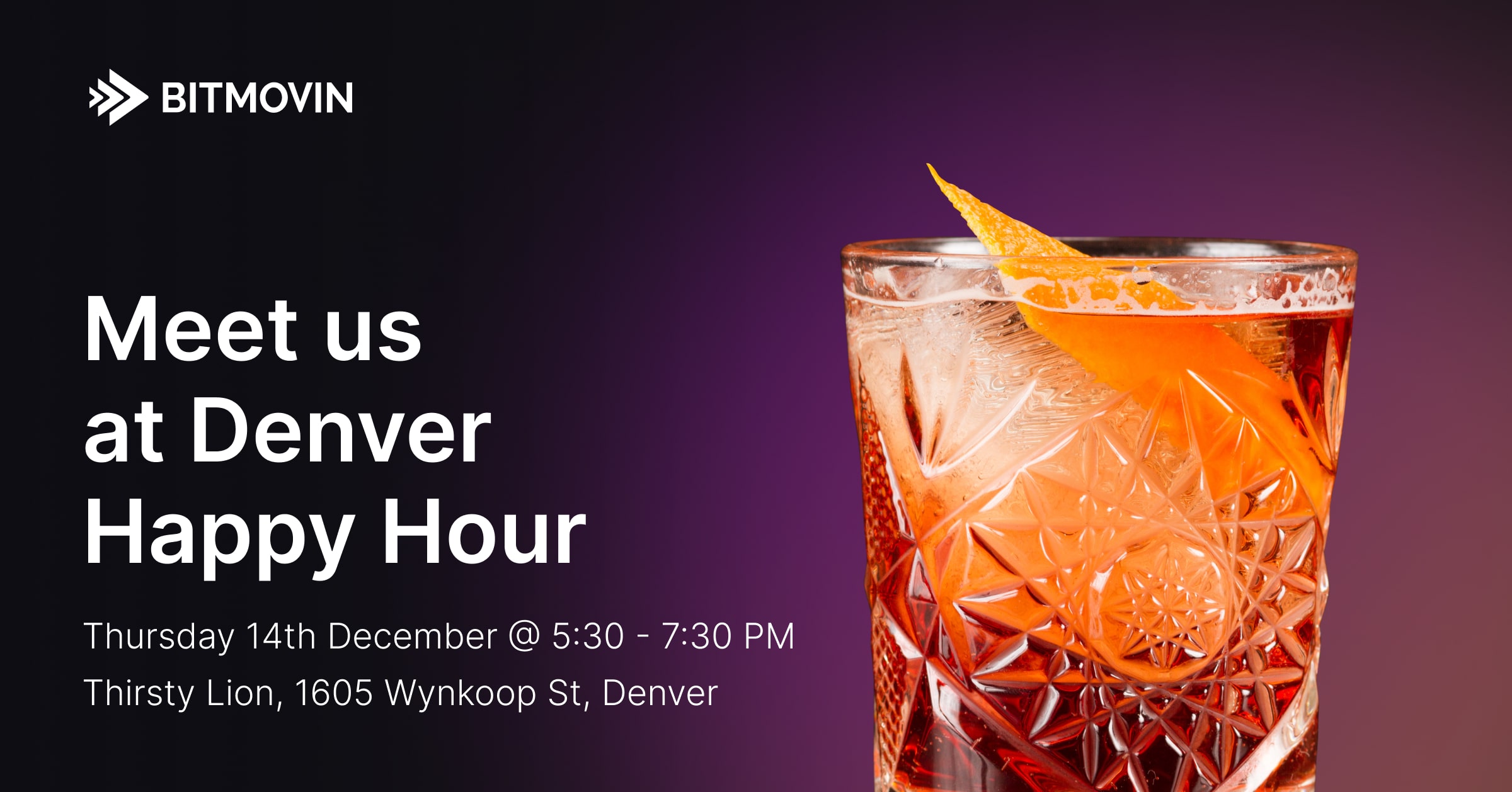 Bitmovin Denver Happy Hour