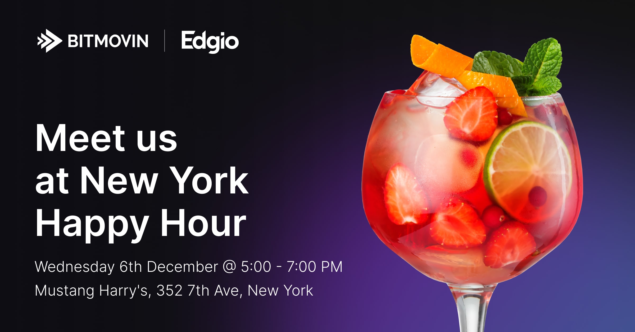 Bitmovin New York Happy Hour